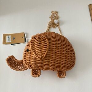 Tommy Bahama - woven Elephant - crossbody/clutch Bag - NWT